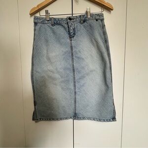 Smart Set Blue Pencil Midi Skirt for Work